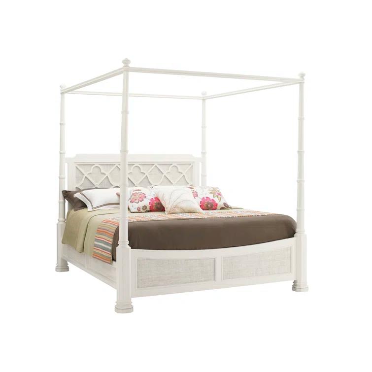 Ivory Key Canopy Bed