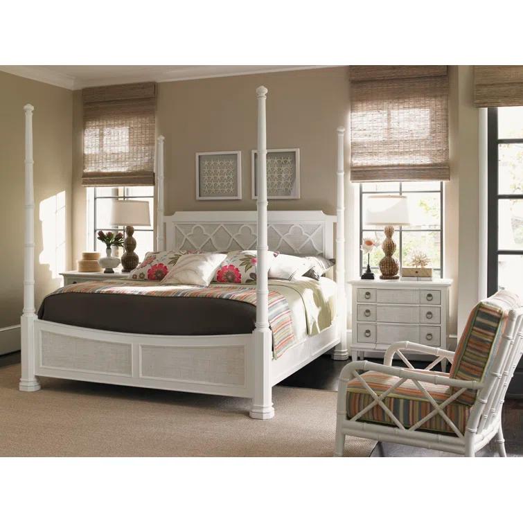 Ivory Key Canopy Bed