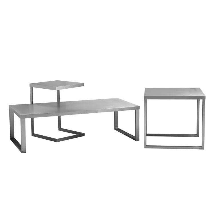 Jaylen Steel Top End Table
