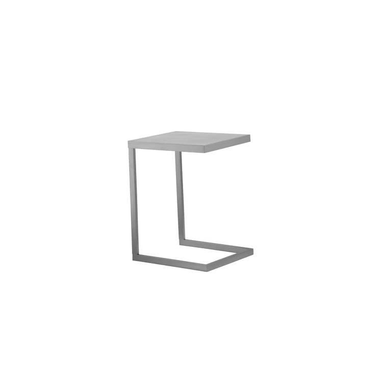 Jaylen Steel Top End Table