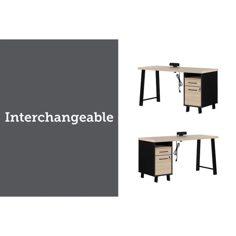 Pearcy Computer Desk with Power Outlet