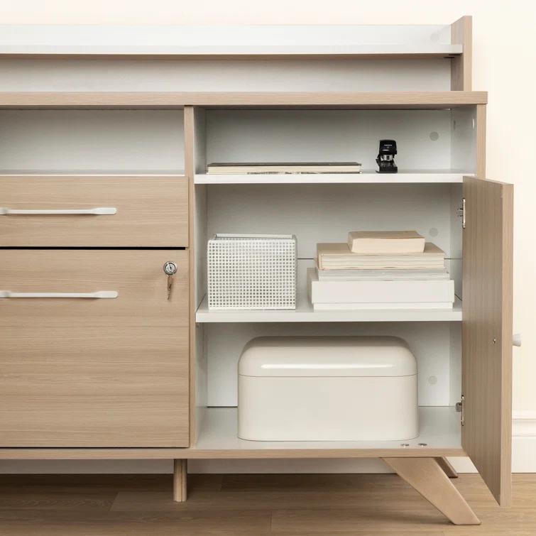Boneita 29'' Wide 2 -Drawer File Cabinet