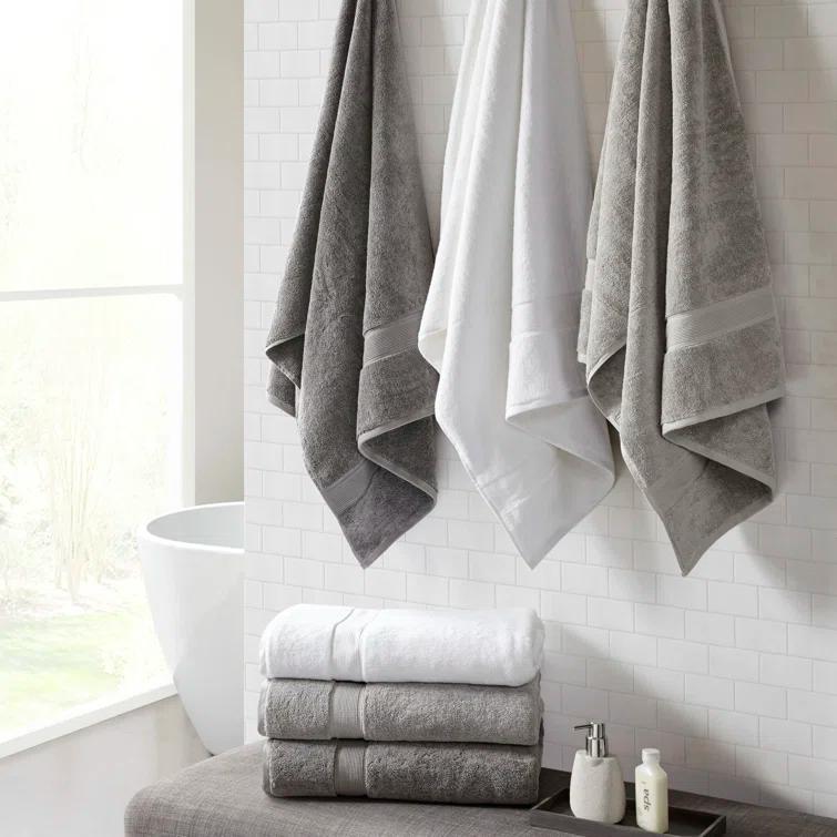Madison Park Signature 800GSM 100% Cotton Bath Sheet 2 Piece Set (Set of 2)