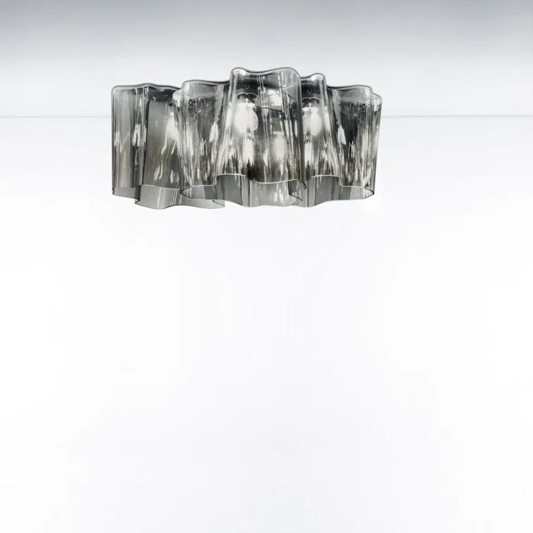 Artemide Logico Triple Linear Semi Flush Mount