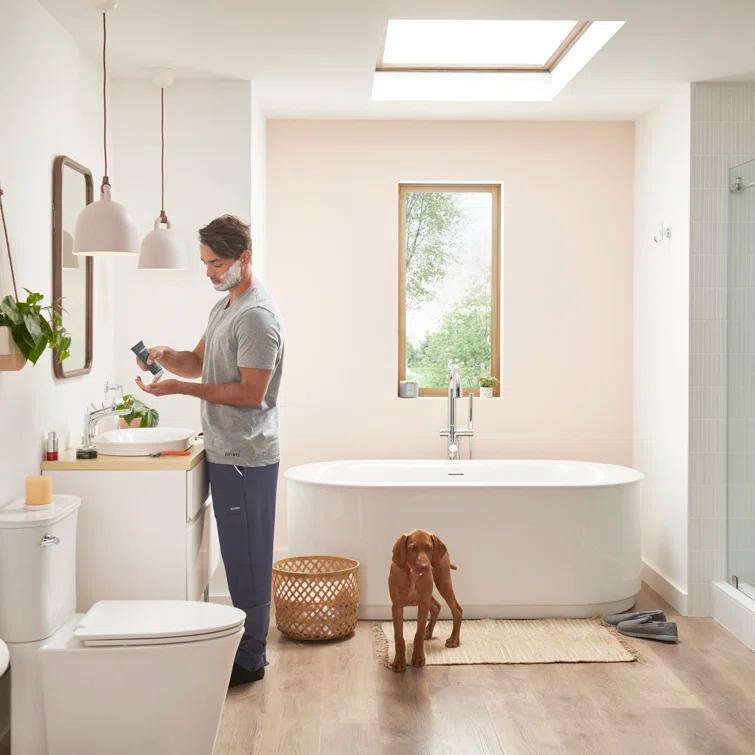 1 Handle Floor Tub Filler with Diverter