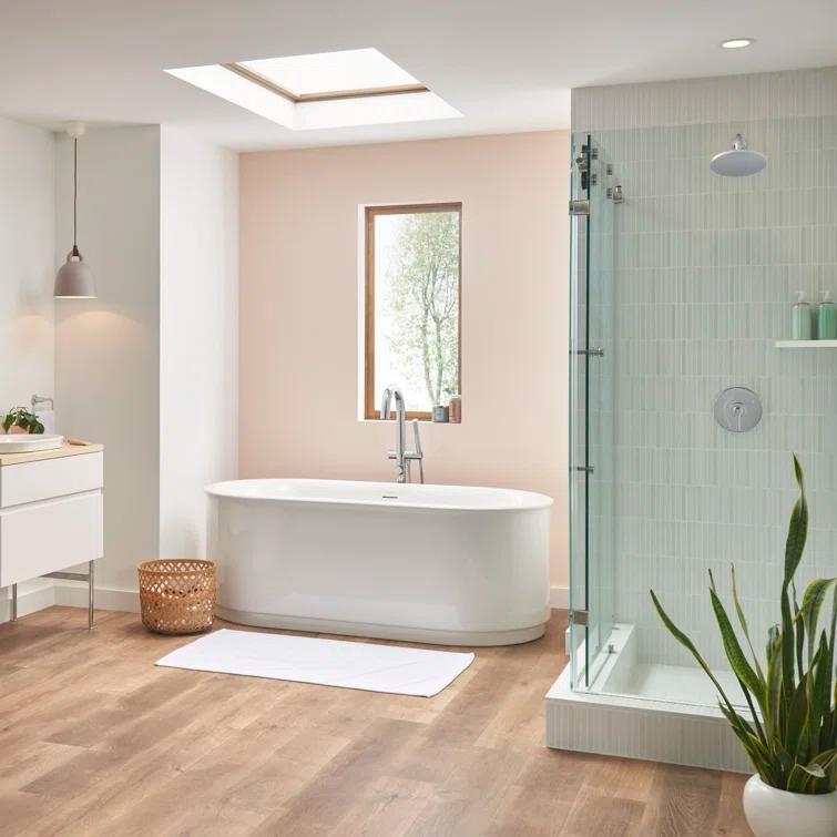 1 Handle Floor Tub Filler with Diverter