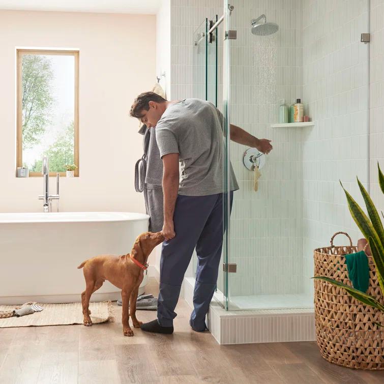 1 Handle Floor Tub Filler with Diverter