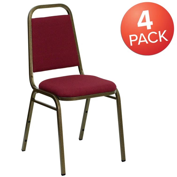 Flash Furniture Amaya Trapezoidal Back Stacking Banquet Chair (Set of 4)