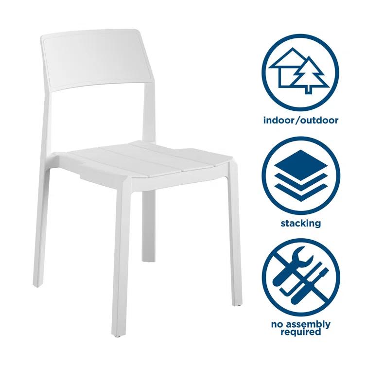 Chandler Outdoor Stacking Dining Side Chair