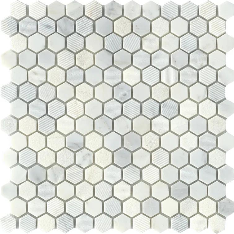 Natural Stone Mosaic Honeycomb Wall & Floor Tile