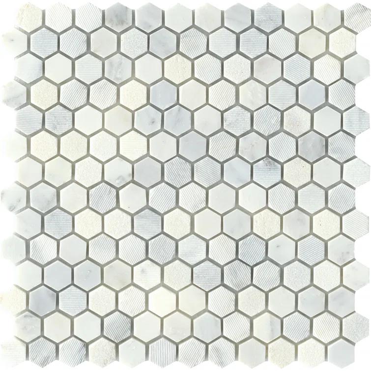 Natural Stone Mosaic Honeycomb Wall & Floor Tile