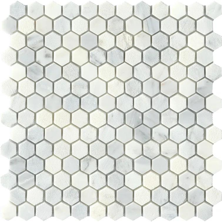 Natural Stone Mosaic Honeycomb Wall & Floor Tile