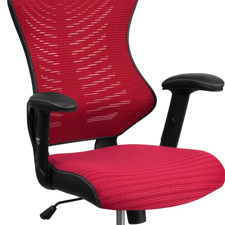 Flash Furniture Siwar High-Back Designer Ergonomic Office Chair with Adjustable Armrests