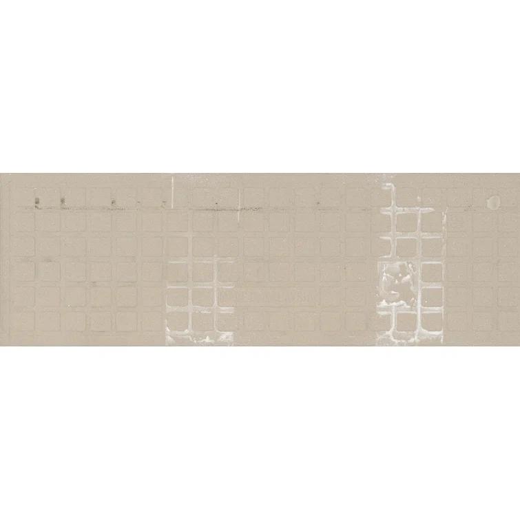 Emser Tile Motif II Taupe 4 in. x 12 in. Glossy Ceramic Wall Tile (6.82 sq. ft./Case)