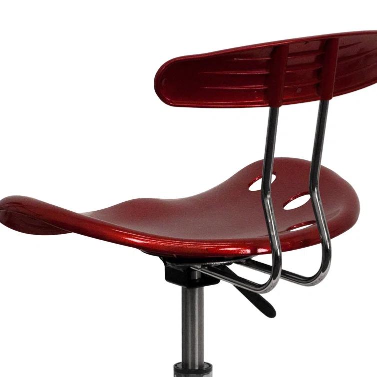 Flash Furniture Bonavant Adjustable Swivel Chair for Desk and Office with Tractor Seat