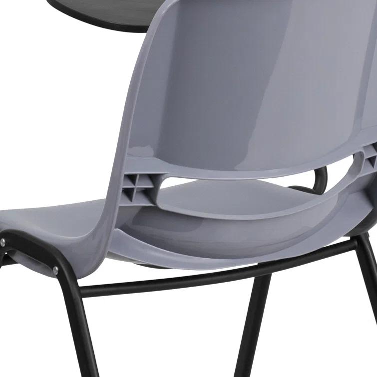 Westley Ergonomic Shell Chair with Right Handed Flip-Up Tablet Arm