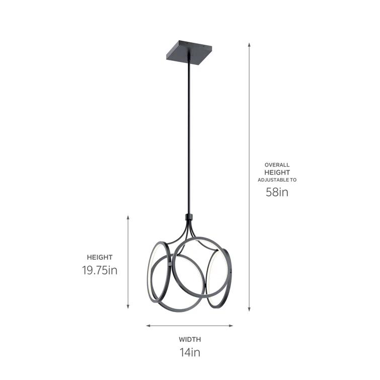 Nikiki 1 - Light LED Unique/Statement Pendant
