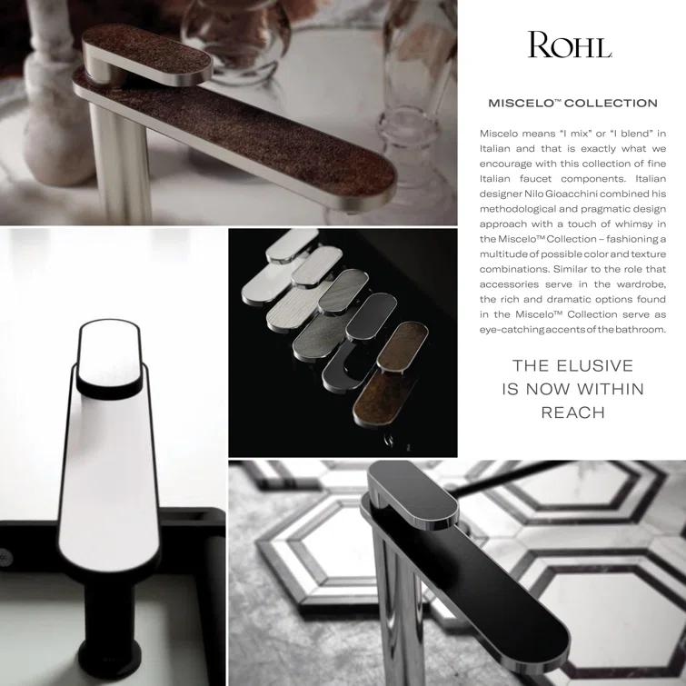 Rohl MI01D1WBAPC Miscelo™ Single Hole Bathroom Faucet with Drain Assembly