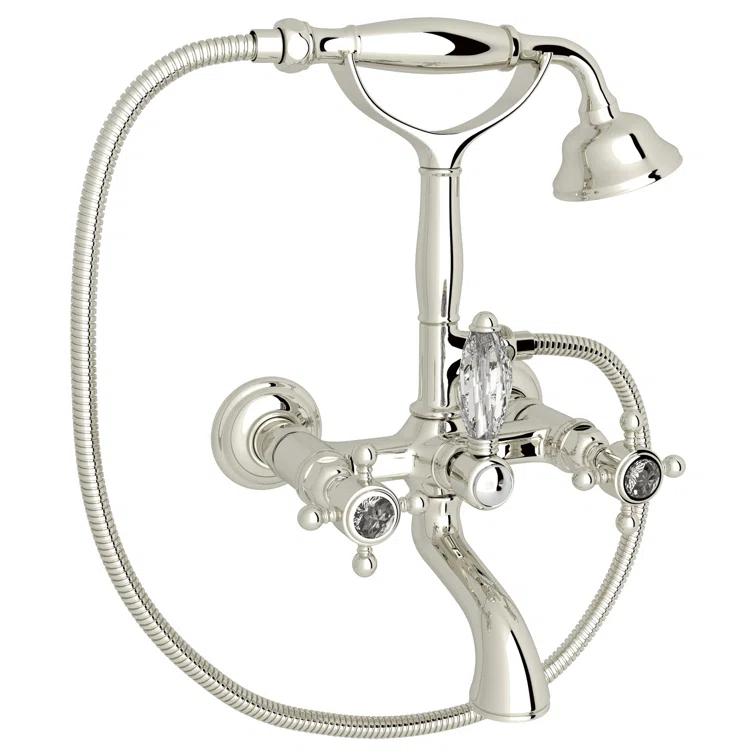 Country Exposed Wall Mount Tub Filler