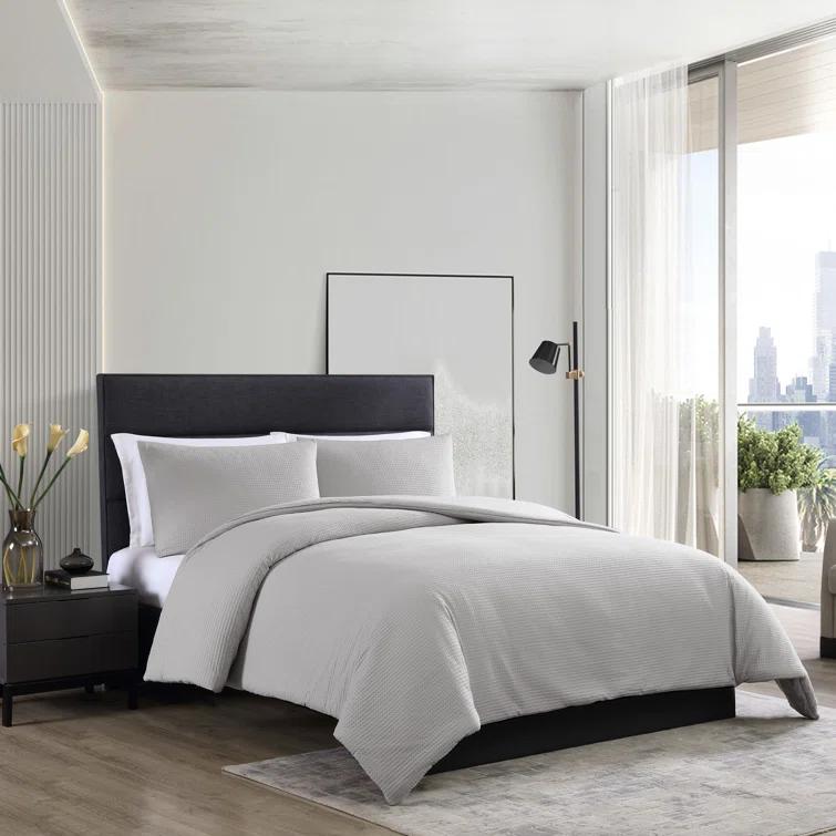 Vera Wang Vera Wang Waffle Pique Solid Cotton Comforter Set
