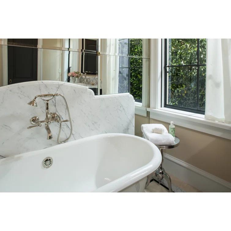 Country Exposed Wall Mount Tub Filler