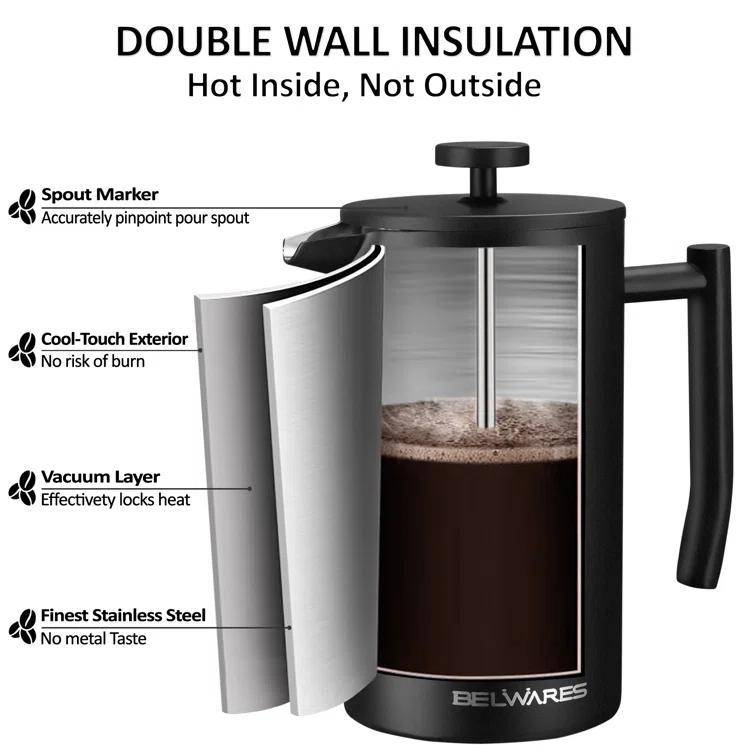 Belwares French Press Coffee Maker