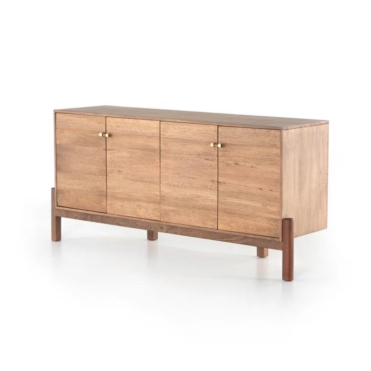 Reza 70'' Smoked Honey Acacia Sideboard
