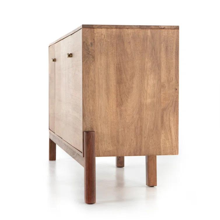 Reza 70'' Smoked Honey Acacia Sideboard