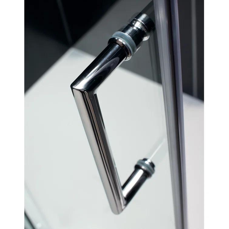 Unidoor 60" W x 72" H Frameless Shower Door with Clearmax™ Technology