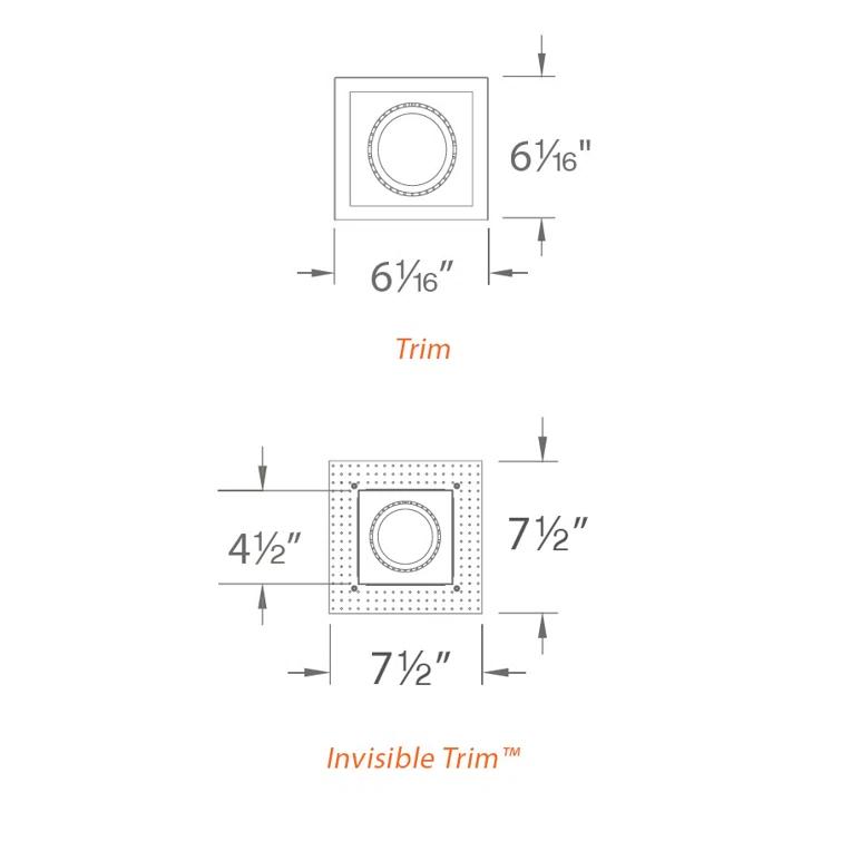 6'' Dimmable Standard Recessed Lighting Kit