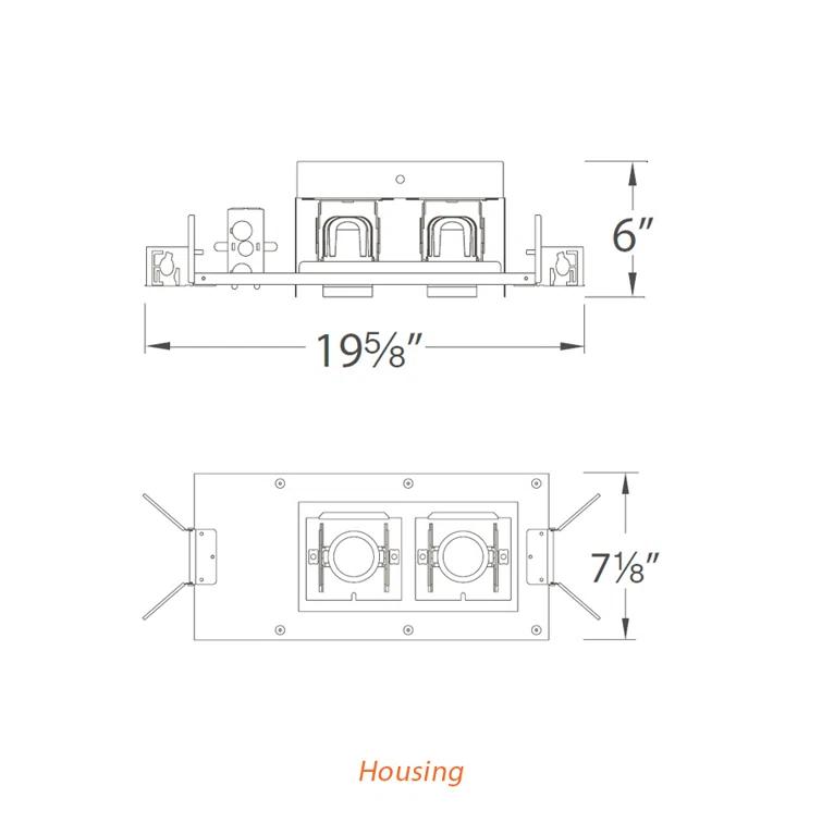 Precision 4'' LED Adjustable Recessed Trim