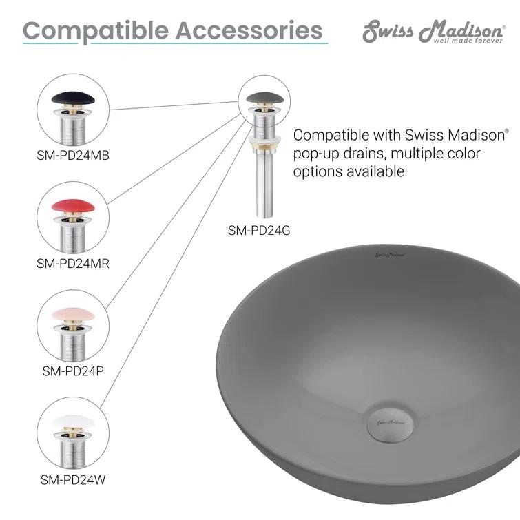 Swiss Madison Classe 16 Ceramic Sink SM-VS243