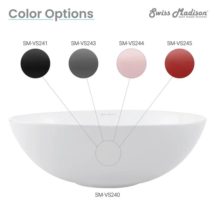 Swiss Madison Classe 16 Ceramic Sink SM-VS243