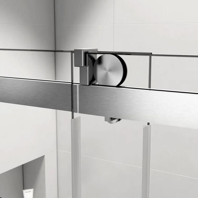 60'' W 76'' H Frameless Rectangle Shower Enclosure