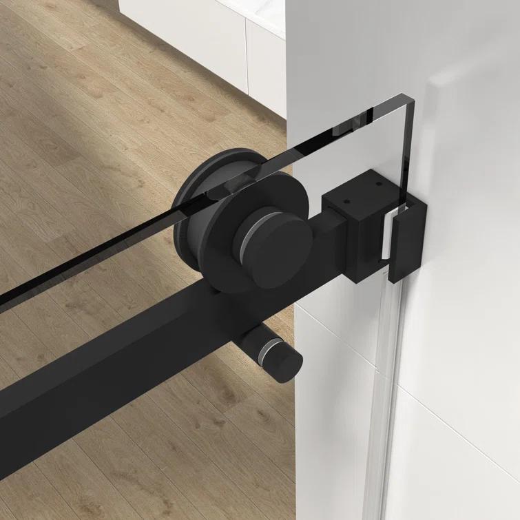 HHK HOME 60'' W 76'' H Frameless Rectangle Shower Enclosure HHKSS05-MB-6076