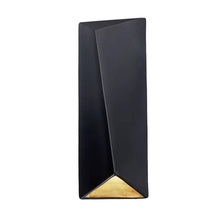 Carbon Matte Black 22" Hand-Finished Outdoor Wall Sconce