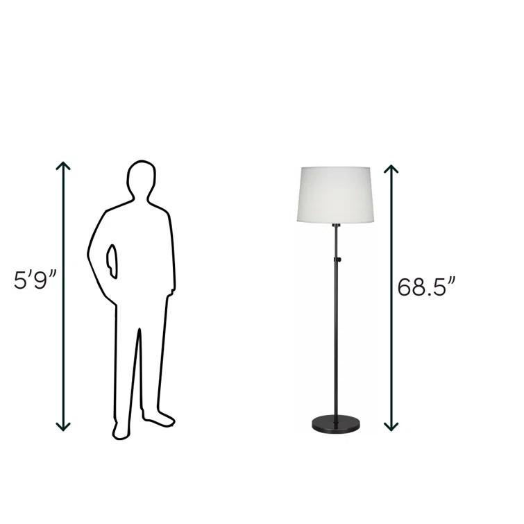 Robert Abbey Koleman 49.25'' Traditional Floor Lamp