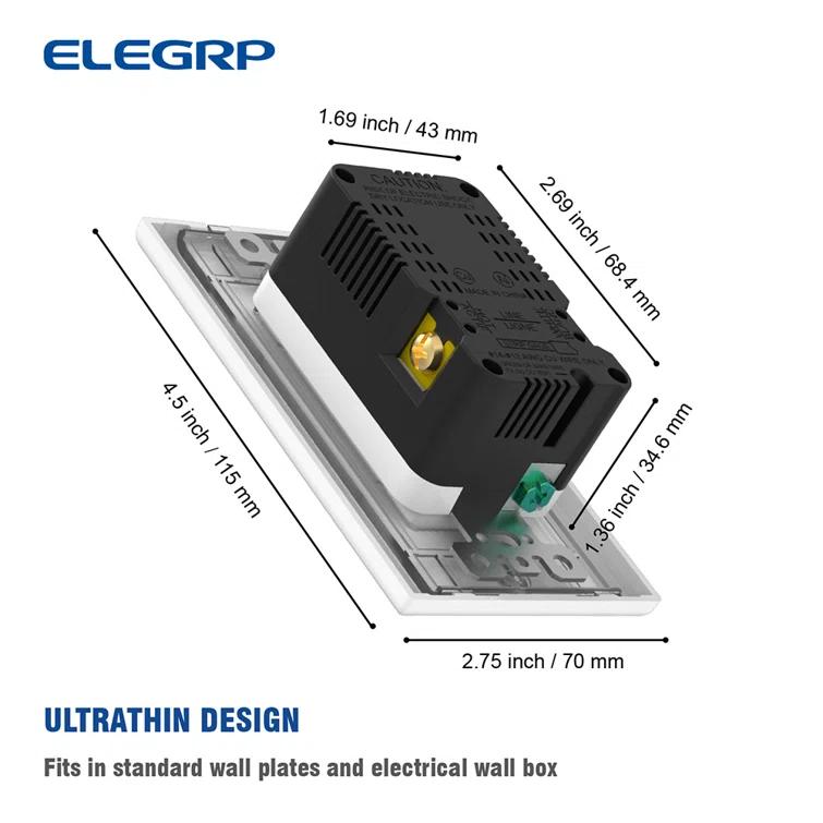 15 Tamper Resistant Duplex Outlet