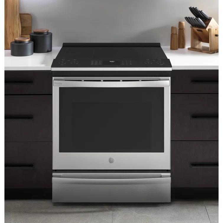 GE Profile Smart Appliances 30" 5.3 cu.ft. Slide-in Electric Range