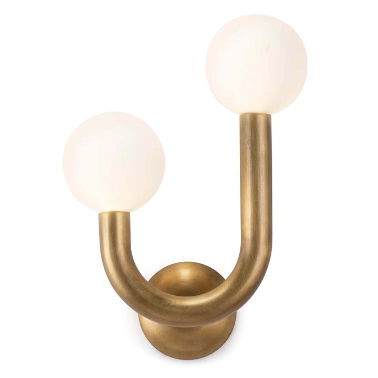 Happy Sconce by Regina Andrew - Natural Brass / Left Facing