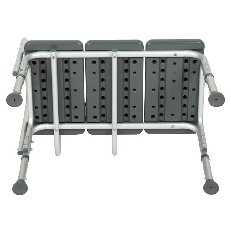 Phoebe Aluminum Height Adjustable Medical Shower Transfer Bench