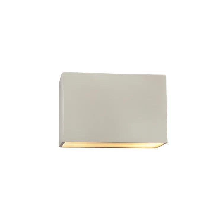 Coastal Matte White Ceramic 10'' Outdoor Wall Sconce