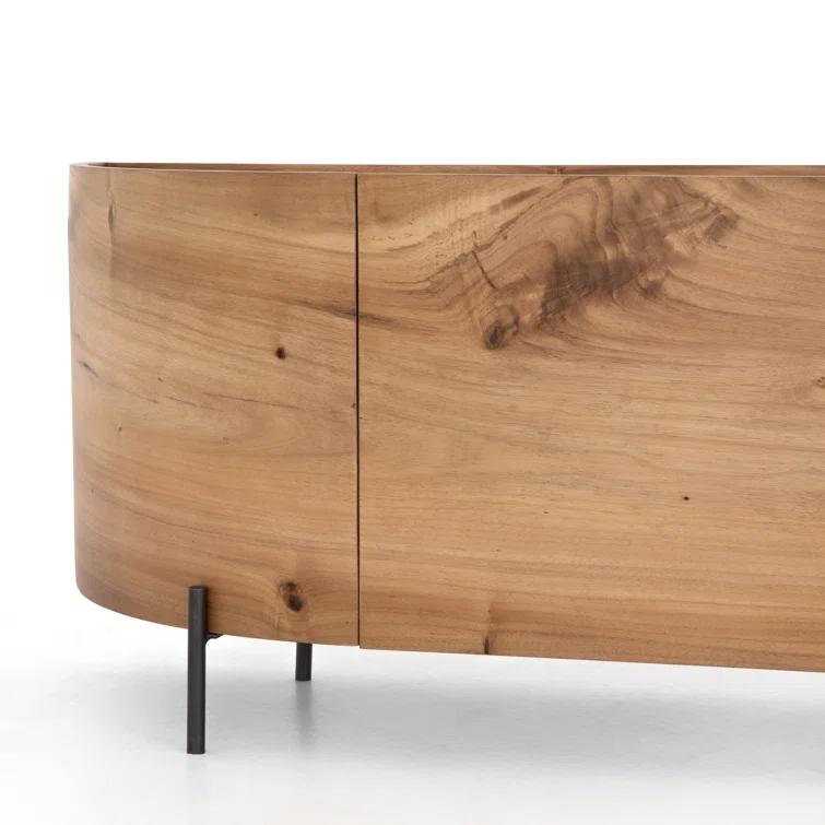 Luke 77" Storage Media Console