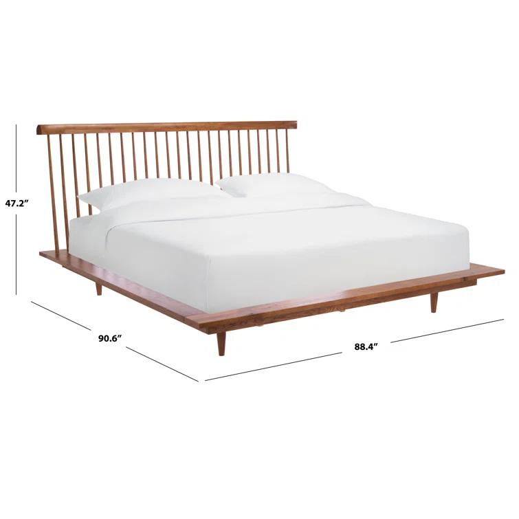 Solid Wood Slat Bed