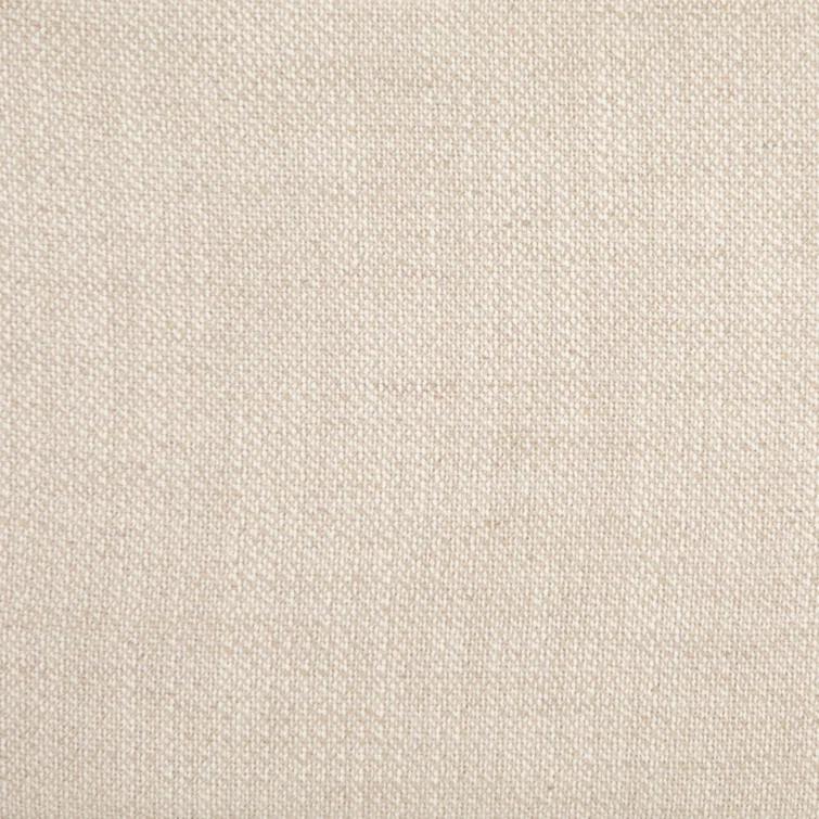 Everly Cream Fabric Two-Piece Sectional with Wood Base