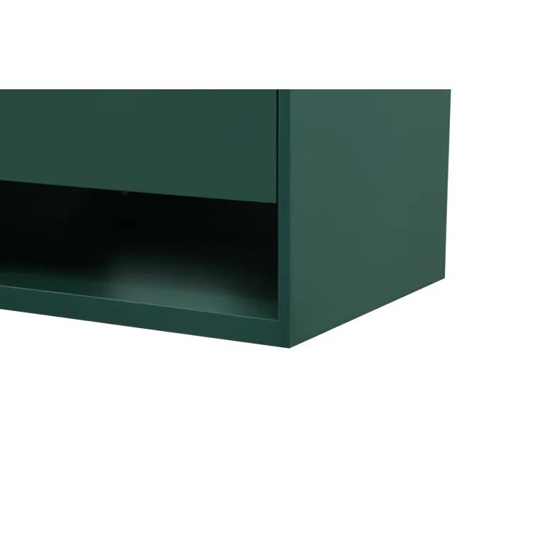 Wade Logan® Roman 24'' Single Bathroom Vanity with Engineered Marble Top