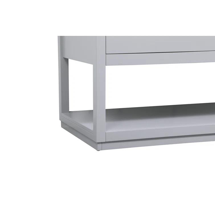 Greenburg 48'' Single Bathroom Vanity with Quartz Top