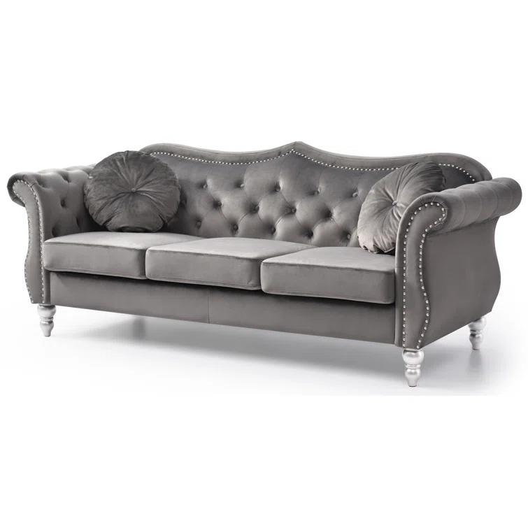 Hollywood 82'' Velvet Sofa