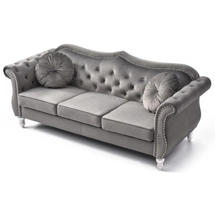 Hollywood 82'' Velvet Sofa