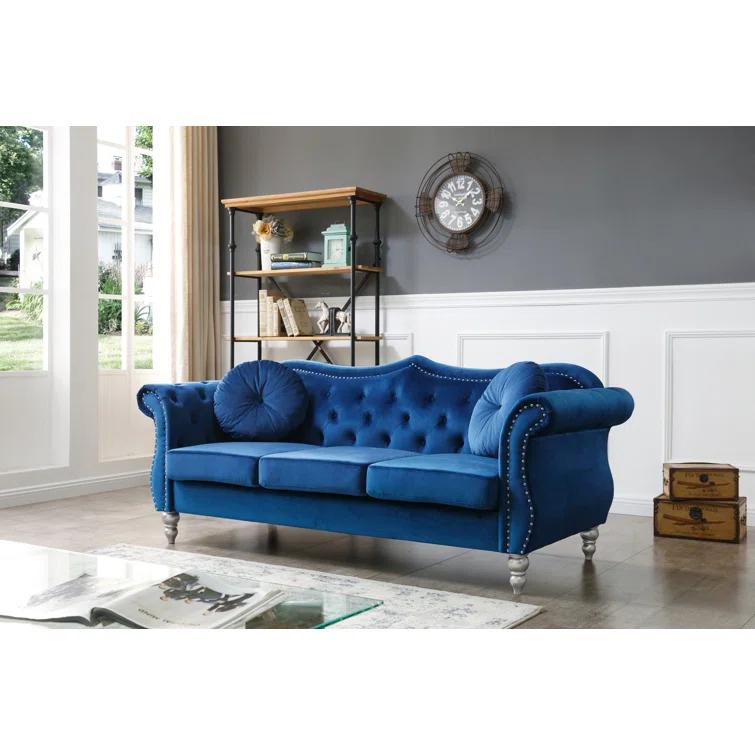 Glory Furniture 82'' Velvet Sofa